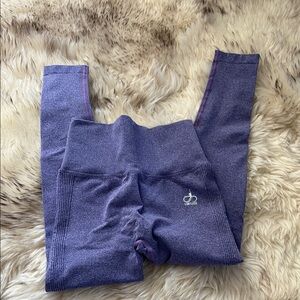 Purple Contoured Waistband Joggers for Active Comfort